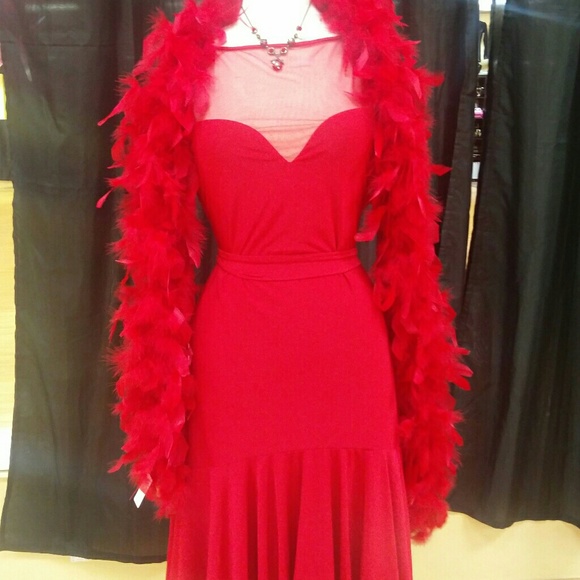 🆕 Little red dress with flounce stirt - Picture 3 of 9